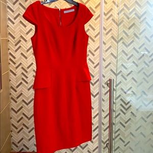Andrew Marc dress, red, Sz 4